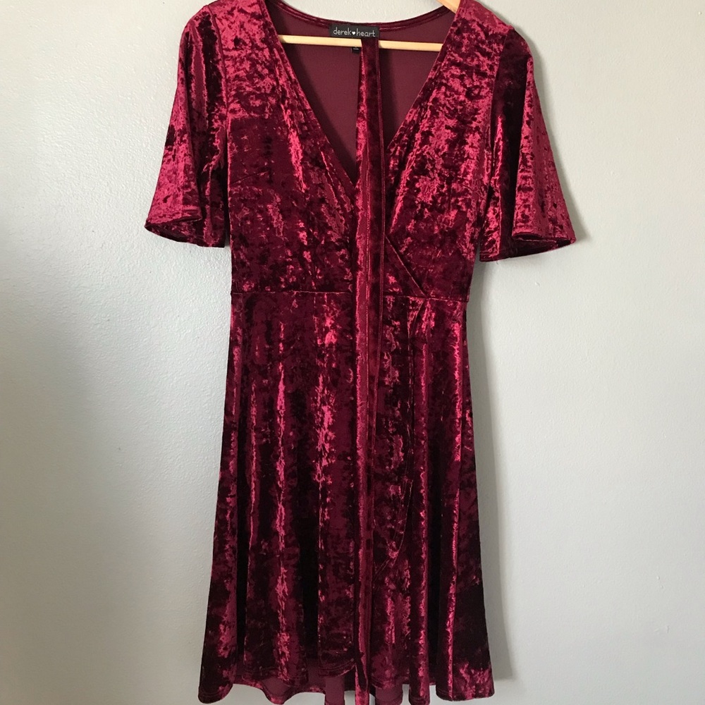 ❤️ Derek Heart (Maxi/skater Red velvet dress) ❤️